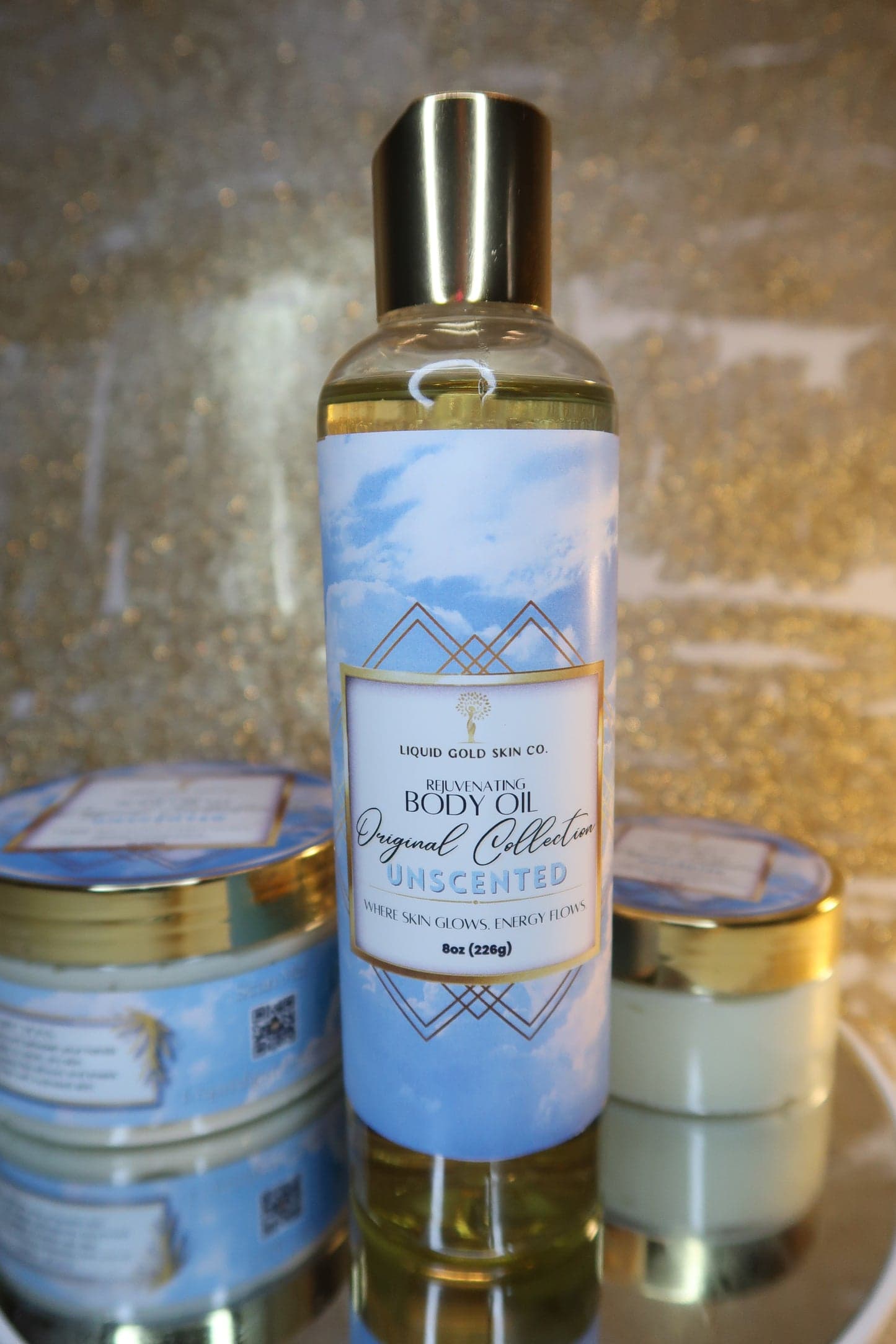 Unscented Body Oil — 8 oz